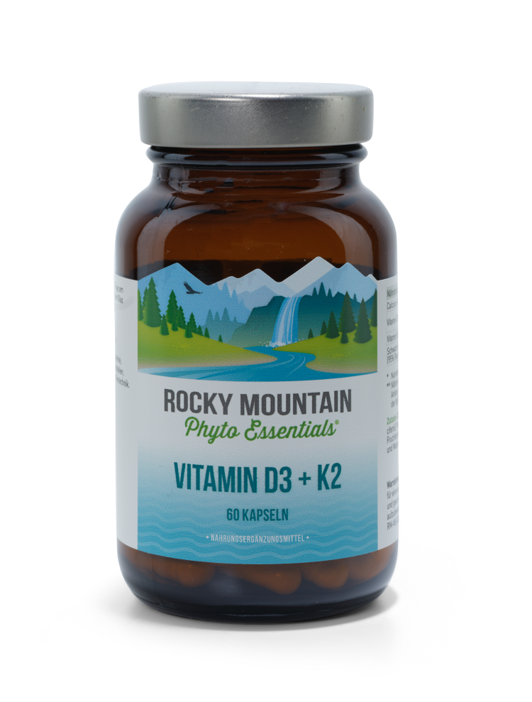 Vitamin D3 + K2 (60 Kapseln)