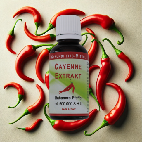 Cayenne-Extrakt mit 500.000 S.H.U. – Ein wahres Wunderkraut