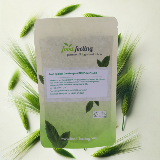 Lichtkraft-BIO-Gersten-Urweizen-Grassaft-Pulver 100 gr.