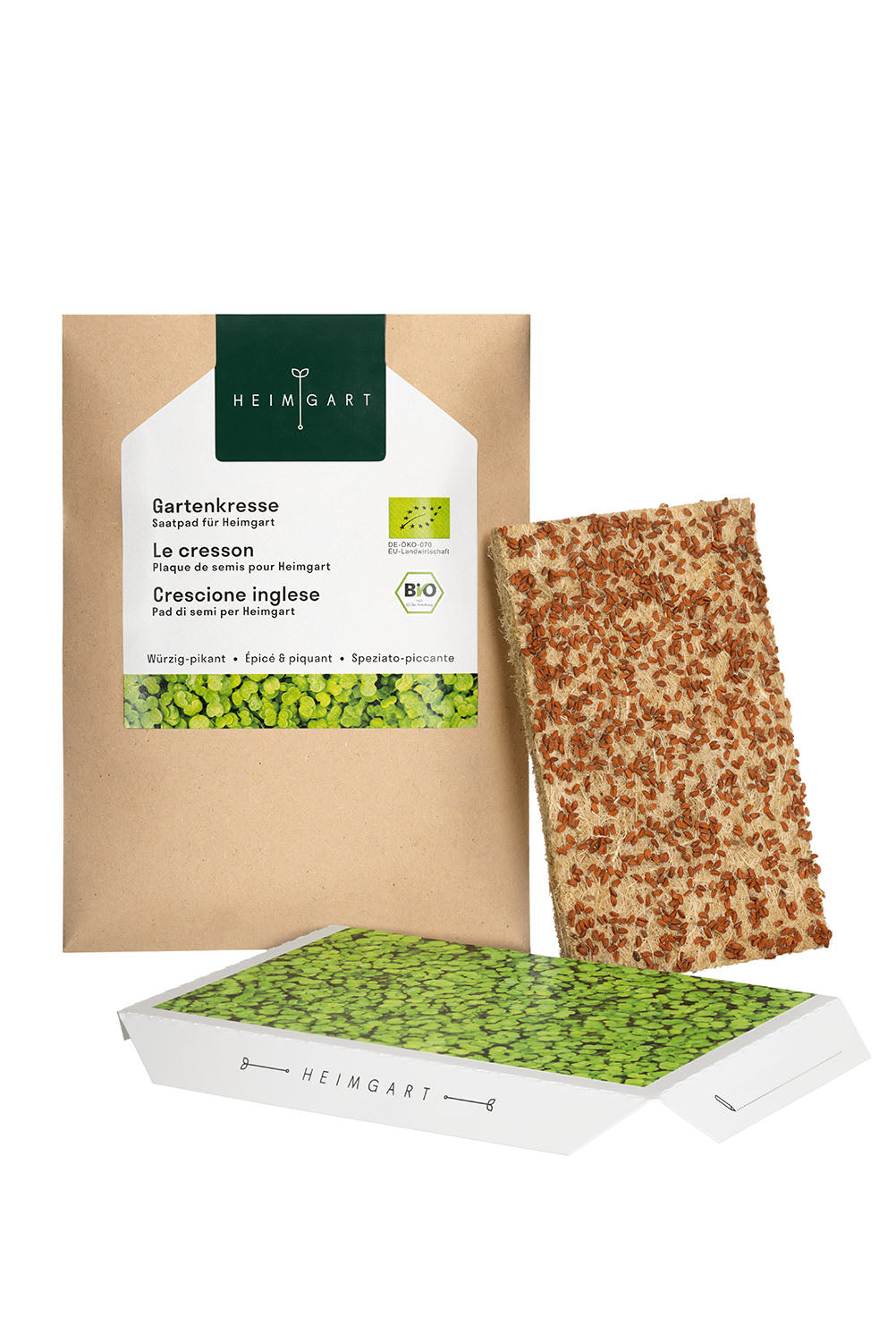 Bio-Gartenkresse Saatpads – Die würzige Klassikerin voller Lebenskraft