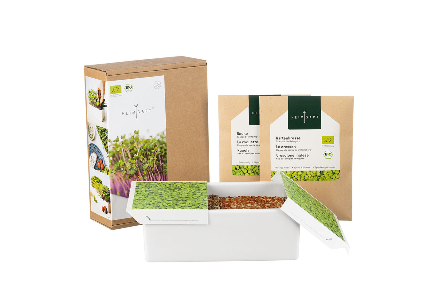 Anzuchtschale Heimgart Microgreens Starter-Kit
