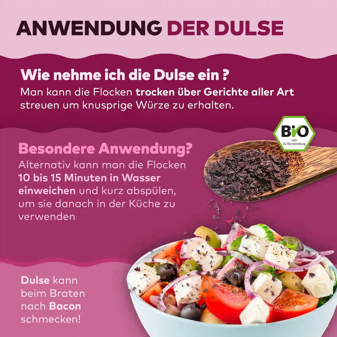 Dulse-Algen Flocken 100 gr.