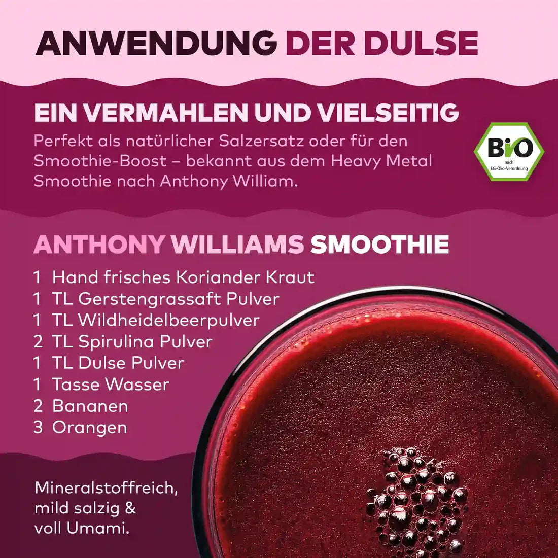 Dulse-Algen Pulver aus der Bretagne 100 gr.