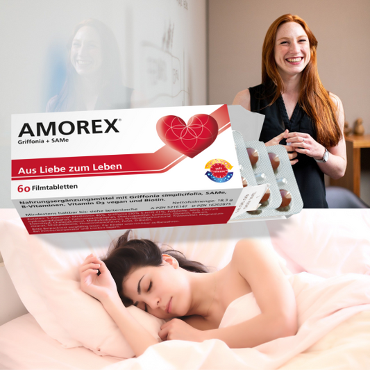 Amorex – 60 Stück | Für Schlaf, Stimmung & Wohlbefinden