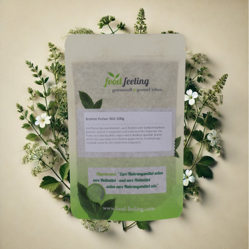 Brahmi Pulver BIO 100 gr. – Für geistige Klarheit & Ausgeglichenheit