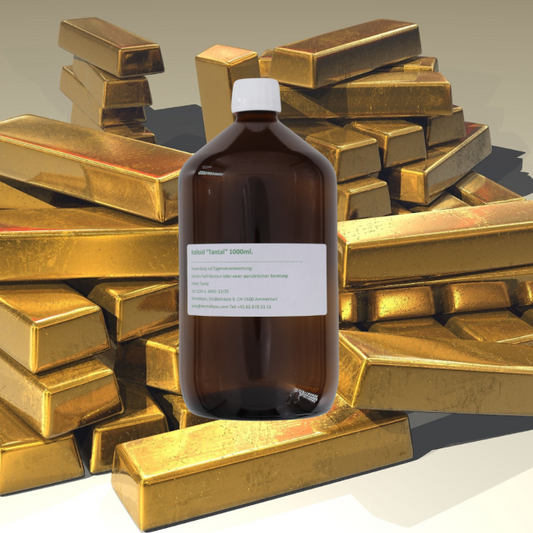 Basis Kolloid: "Gold" – Vielseitige Unterstützung für dein Wohlbefinden 1000 ml.