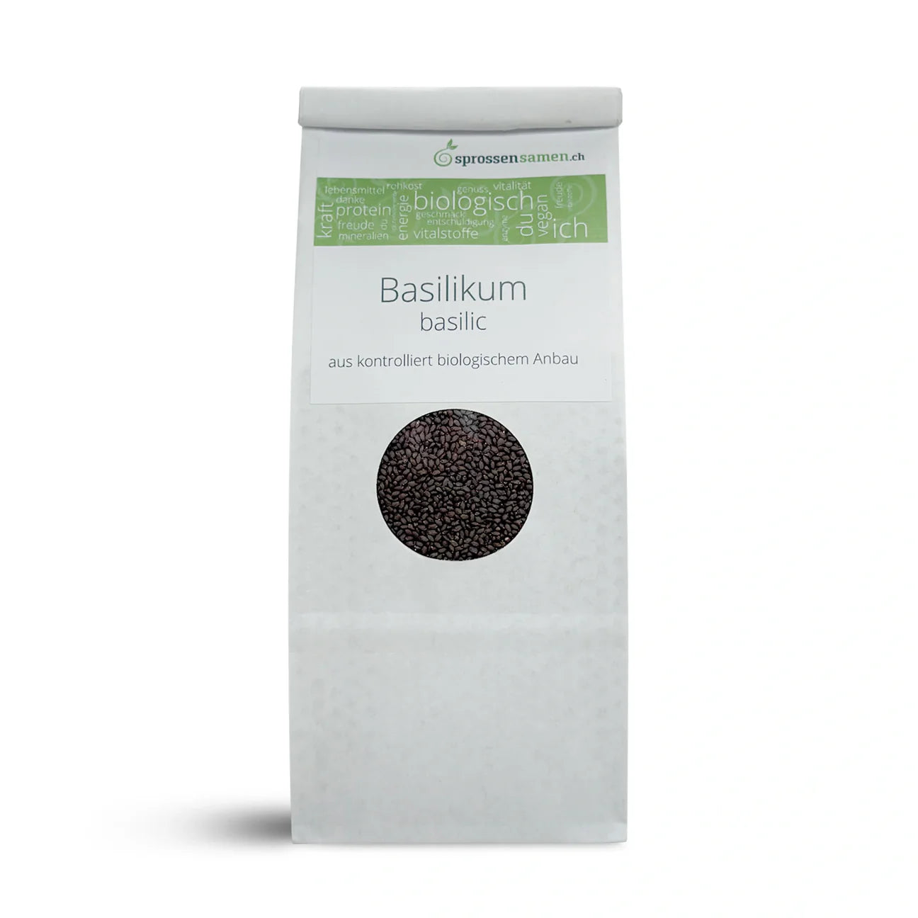 Basilikum grün Sprossensamen BIO 100 gr. 🌿