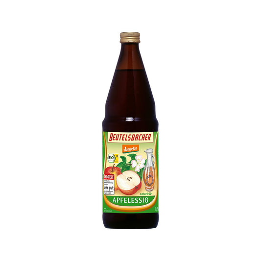 Beutelsbacher Apfelessig, naturtrüb, Rohkostqualität, Demeter 750 ml.