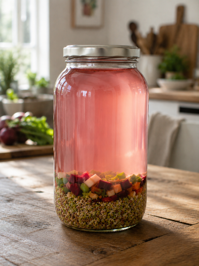 Fermentier-Glas für deinen gesunden Fermentsaft 3100ml