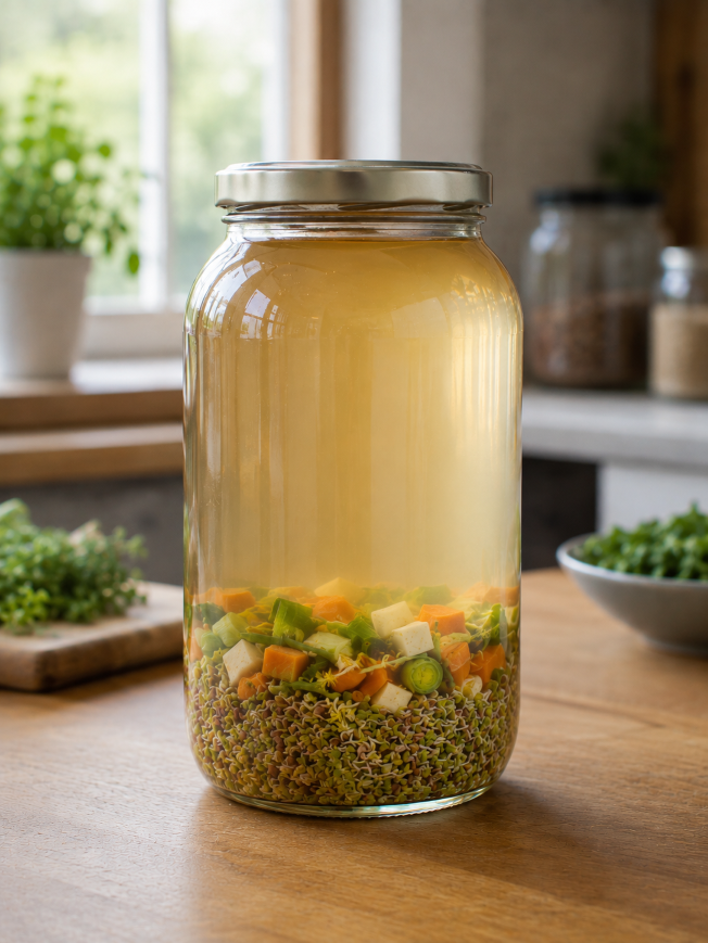 Workshop: Sprossen-Ferment-Saft herstellen mit Sprossensamen & Food Feeling Samstag, 7. November 2026