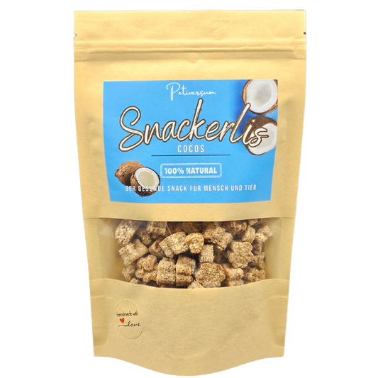 Vegane Kokos Snackerli für Sie und ihren Vierbeiner 100gr.