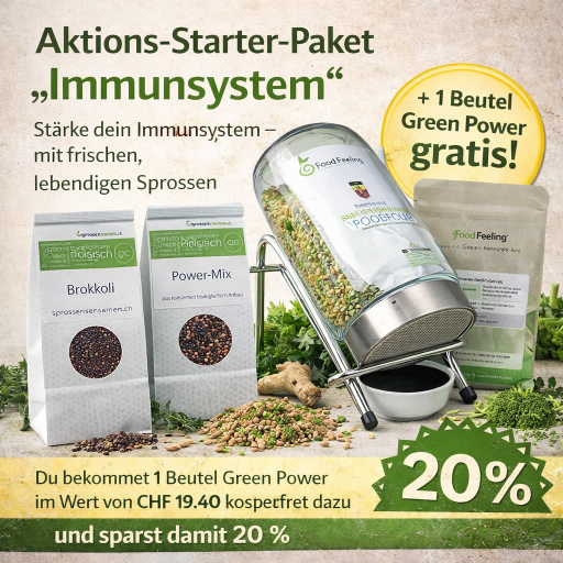 Aktions-Starter-Paket 1700 ml. Glas „Immunsystem“ – spare 20 %
